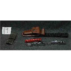 3 KNIVES-CAMILLUS: SWITCH BLADE CAMP KNIVES-ALL W/SHEATHS...