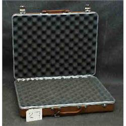 1 HARD ATTACHE TYPE PISTOL CASE...