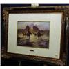 Image 1 : 1 PRINT-JACK TERRY "RUSTLING SIGNED OPEN EDITION X 24"...