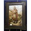 Image 1 : 1 OIL PAINTING-TROY DENTON. WRAPPED IN AMERICAN 36" X 24"....