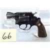 Image 1 : 1 SMITH & WESSON AIRWEIGHT SPL. SN#54047 WITH HOLSTER BY SAN ANTONIO. DAMAGE TO LEFT GRIP....