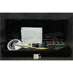 1 SEARS/WHITES METAL DETECTOR 11, HARD CASE...
