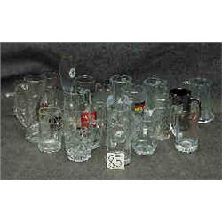 1 BOX FULL OF BEER GLASSES...