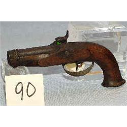 1 ANTIQUE PERCUSSION PISTOL...
