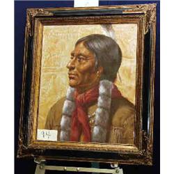 1 OIL PAINTING-TROY DENTON 24" X 20"....