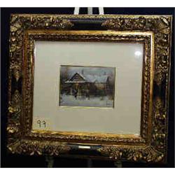 1 PRINT-G.HARVEY  COWBOY COUNTRY ON CANVAS S/N 99/950 X 12 ...