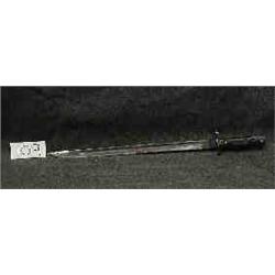 1 BAYONET MARKED VICKERS 1907....