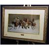 Image 1 : 1 PRINT-FREDRIC REMINGTON OF A BLACKFOOT WAR OPEN EDITION 16" X 30"...