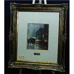 1 PRINT-G.HARVEY "TEA TIME ON ST." 10" X 12"...