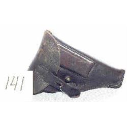 1 WALTHER HOLSTER FOR MODEL 4 SPARE CLIP. MARKED IN INK FLAP "T.R. KUBNAU" AND DATE 1914?...