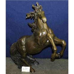 1 BRONZE-REARING HORSE 34"WX31"H...