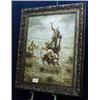 Image 1 : 1 OIL PAINTING-COWBOY DRIVING 40" X 30"....