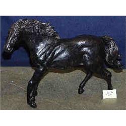 1 BRONZE-HORSE 36"W X 26"H....