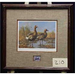 1 PRINT-GARY MOSS "TEXAS DUCK 1987 S/N 3543/7000 X 10"...