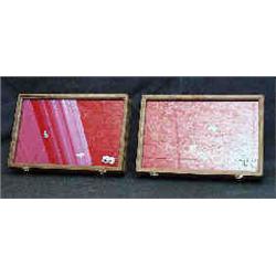 1 SMALL TABLE TOP DISPLAY BOXES...