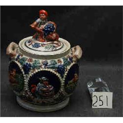 1 GERMAN RUM POT 11  TALL...