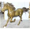 Image 1 : A 1 BRONZE HORSE RUNNING HORSE. 76"L....