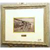 Image 1 : B 1 PRINT-FREDERIC REMINGTON STATION-INDIANS IN WITH STAGE" 9"X13"...