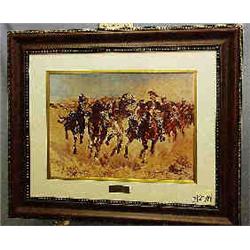 A 1 PRINT-FREDERIC REMINGTON THE FOURTH 16"X20"....