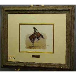 A 1 PRINT-FREDERIC REMINGTON SUN FISHER" 11"X13"....