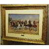Image 1 : B 1 PRINT-FREDERIC REMINGTON DASH FOR THE TIMBER"20"X32"...