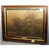 Image 1 : A 1 PRINT-ALBERT FITCH BELLOWS TRAIN" A HAND COLORED CA. 1900 IN PERIOD FRAME. 18"X24"....