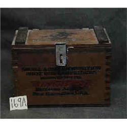 A 1 WINCHESTER WOOD AMMO BOX....