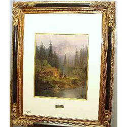 A 1 PRINT-G. HARVEY "CAMP IN THE 23"X19" S/N 307/1500...