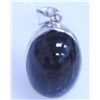 Image 1 : 27.25 CTW BLACK STAR PENDANT .925 STERLING SILVER
