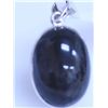 Image 1 : 30.50 CTW BLACK STAR PENDANT .925 STERLING SILVER