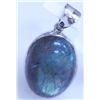 Image 1 : 22.50 CTW LABORITE PENDANT .925 STERLING SILVER