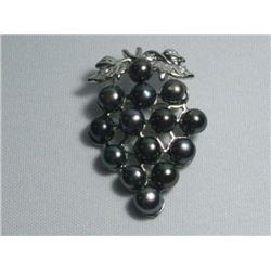 GRAPES BLACK PEARL BROOCH AUTHENTIC PHILIPPINE PEARL ME