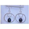 Image 1 : 23.45 CTW BLACK PEARL DANGLING EARRING