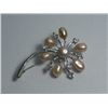 Image 1 : CHIC PEACH PEARL CZ BROOCH AUTHENTIC PHILIPPINE PEARL M