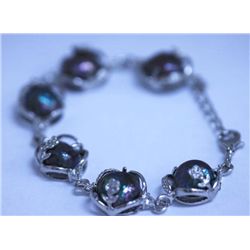 BLACK KISHI PEARL BRACELET