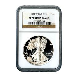 Certified Proof Silver Eagle PF70 2007