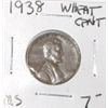 Image 1 : 1938 WHEAT CENT RED BOOK VALUE IS $7.00+ *NICE EARLY MS HIGH GRADE PENNY*!! COIN CAME OUT OF SAFE!!