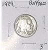 Image 1 : 1929 BUFFALO NICKEL RED BOOK VALUE IS $3.00+ *RARE EARLY FINE GRADE*!! NICKEL CAME OUT OF SAFE!!