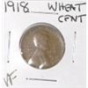 Image 1 : 1918 WHEAT CENT *RARE EARLY VERY FINE GRADE*!! PENNY CAME OUT OF SAFE!!