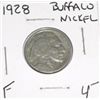 Image 1 : 1928 BUFFALO NICKEL RED BOOK VALUE IS $4.00+ *RARE FINE GRADE*!! NICKEL CAME OUT OF SAFE!!