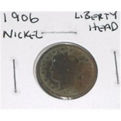 1906 LIBERTY HEAD NICKEL *RARE EARLY NICE NICKEL*!! COIN CAME OUT OF SAFE!!