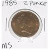 Image 1 : 1985 TWO (2) PENCE *RARE MINT STATE MS HIGH GRADE*!! COIN CAME OUT OF SAFE!!