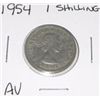 Image 1 : 1954 ONE (1) SHILLING *RARE AU HIGH GRADE*!! COIN CAME OUT OF SAFE!!