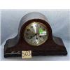 Image 1 : 1 CLOCK-MANTLE CLOCK 15.5"WX10"H GER. WORKS....