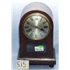 Image 1 : 1 CLOCK-MANTLE CLOCK 8""W X12"H GERMAN WORKS....