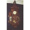 Image 1 : 1 CLOCK-GUSTAV BECKER 62" DOUBLE WALL CLOCK WITH WING SN 1439310 MFG. 1892-1899....