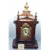 Image 1 : 1 CLOCK-BRACKET CLOCK CASE ABOUT 11"W X 20"H WORKS WITH MARK OF BADISCHE UHRENFABRIK A.G...