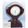 Image 1 : 1 CLOCK-MANTLE, 6"W X 9"H, LEVER FRENCH WORKS....