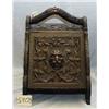 Image 1 : B 1 WOODEN CARVED COAL HOD W/ LION HEAD...