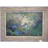 Image 1 : 1 24X36 HIROSHI HONDA PAINTING BIRDS & FLOWERS ON SILK...